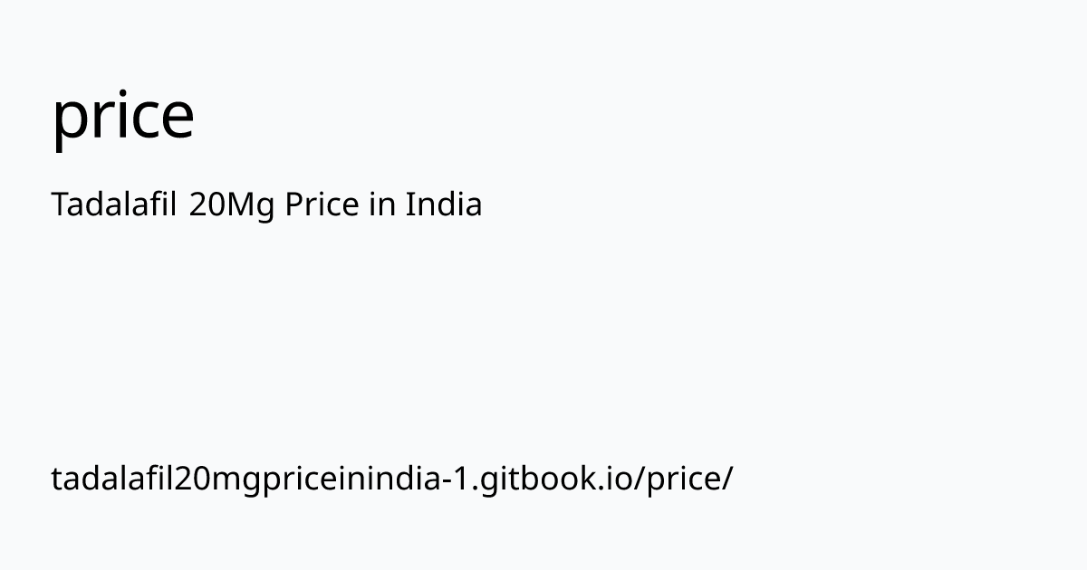 tadalafil20mgpriceinindia-1.gitbook.io